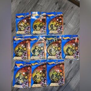 Vintage 2000 Mattel Hot wheels Bike Core Bundle -‎ 10 Total